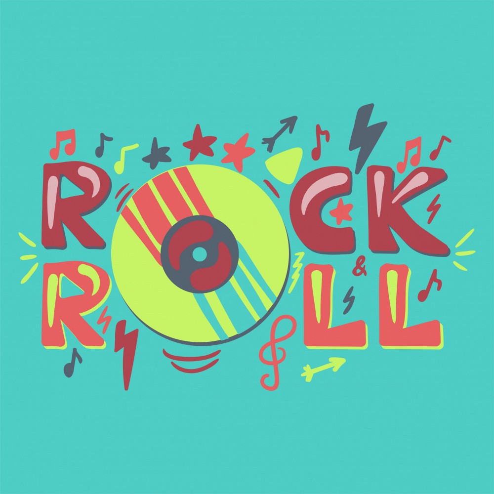 Retro Rock N Roll Label