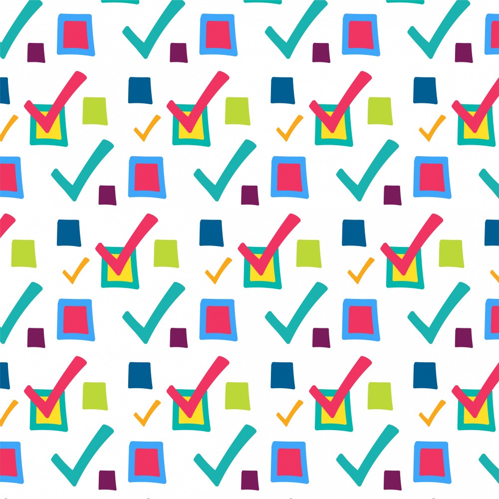 Colorful Checkmarks and Squares
