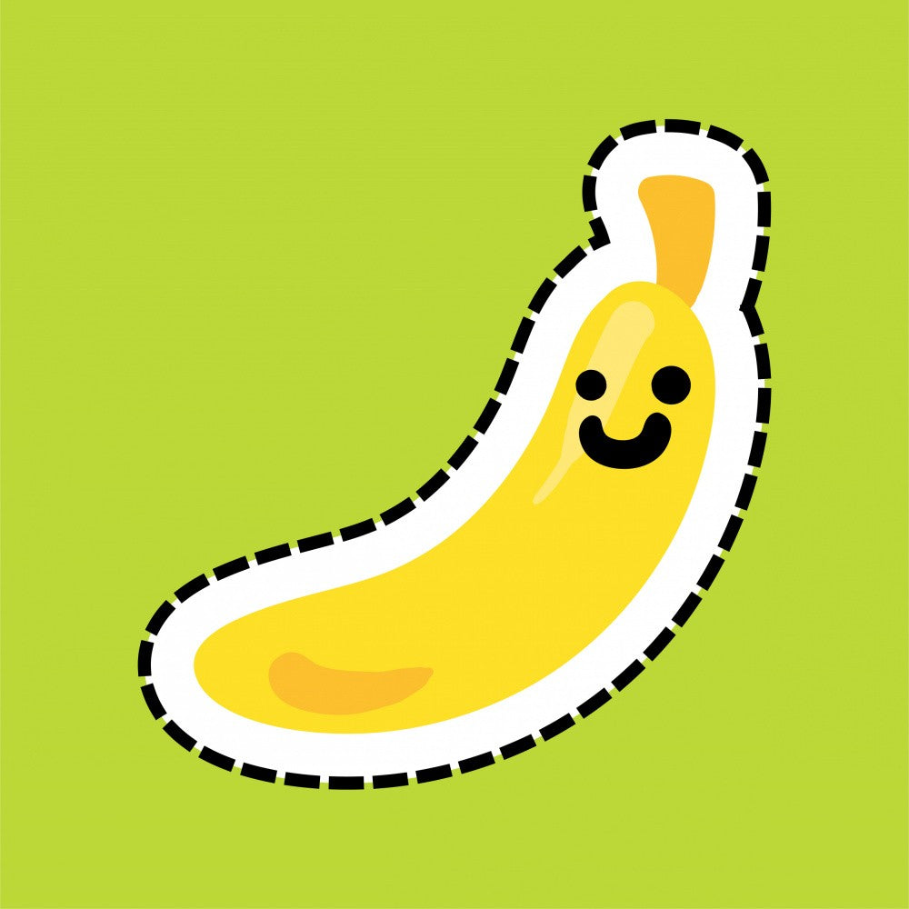 Cheerful Banana Sticker