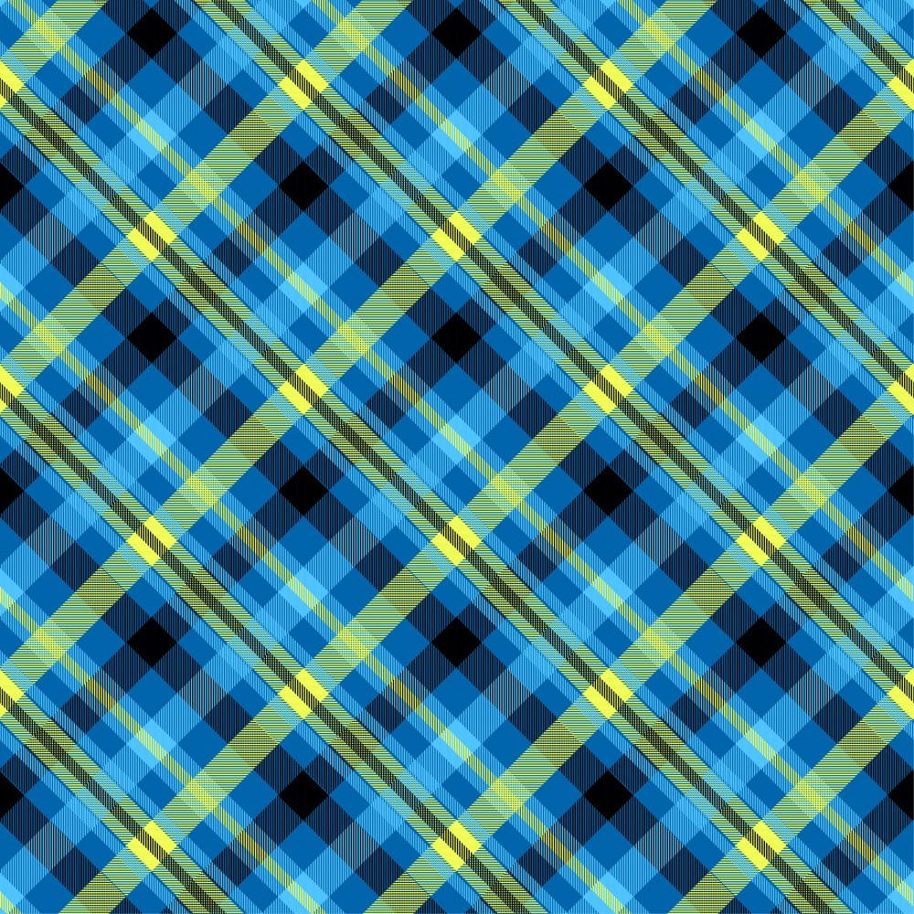 Azure Tartan Glow
