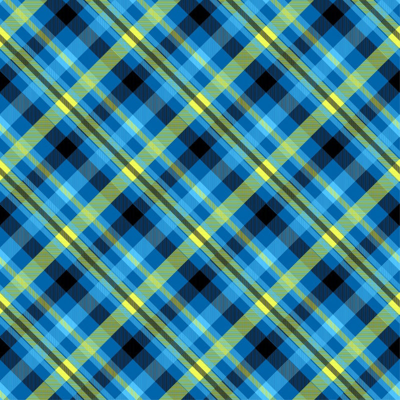 Azure Tartan Glow