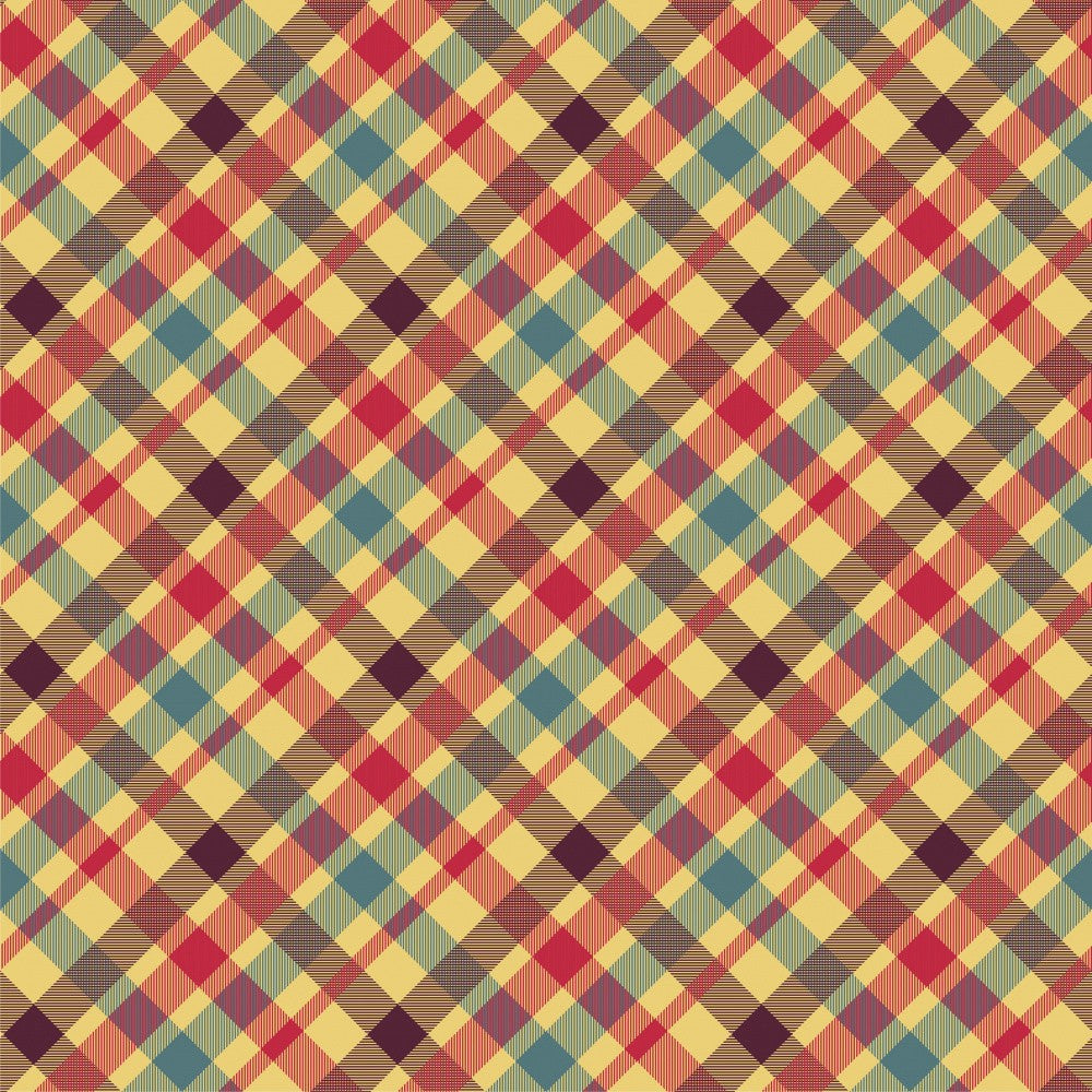 Plaid Color Burst