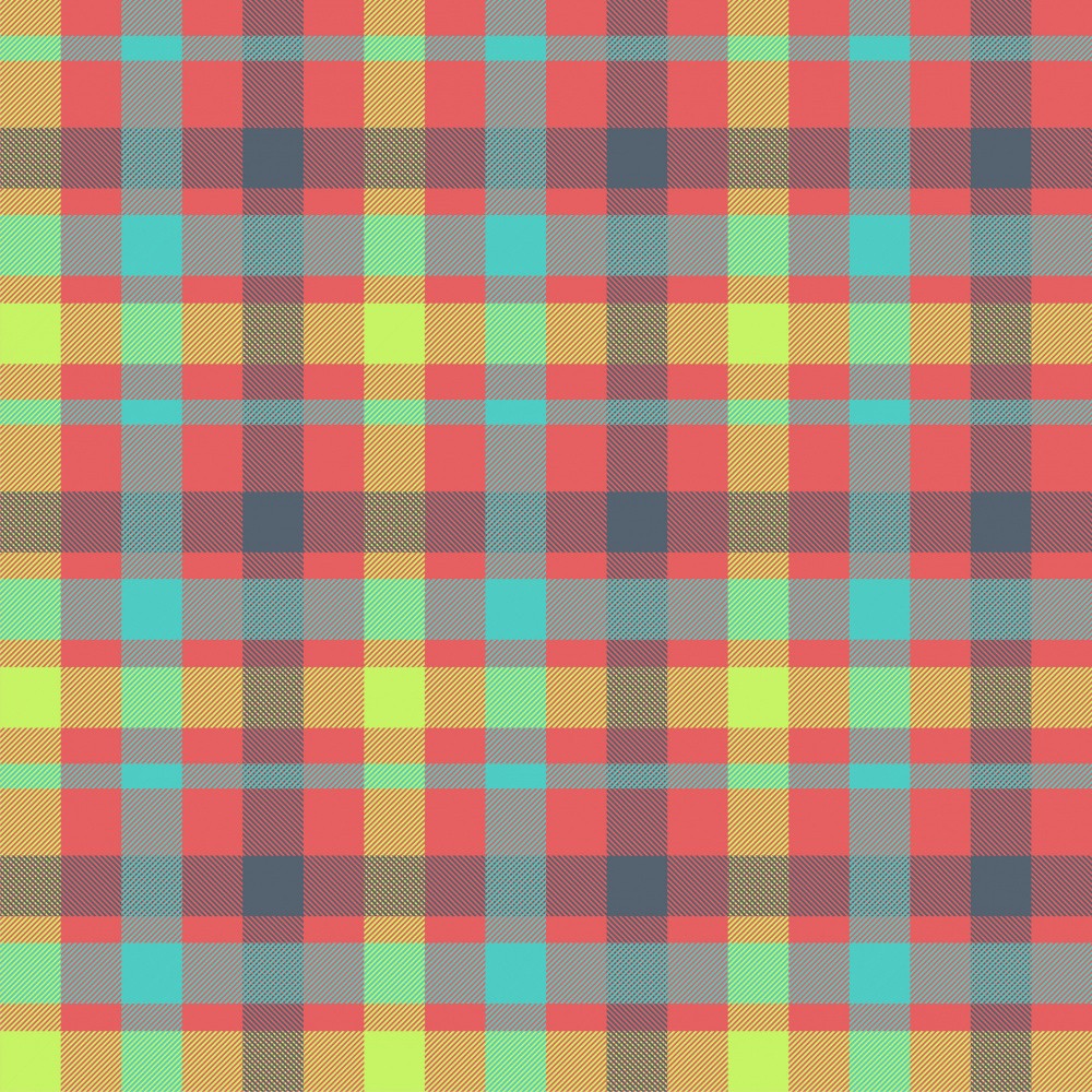Colorful Grid Of Intersecting Lines