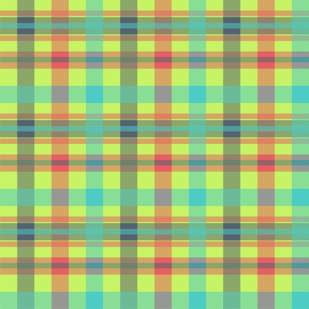 Vibrant Tartan Weave