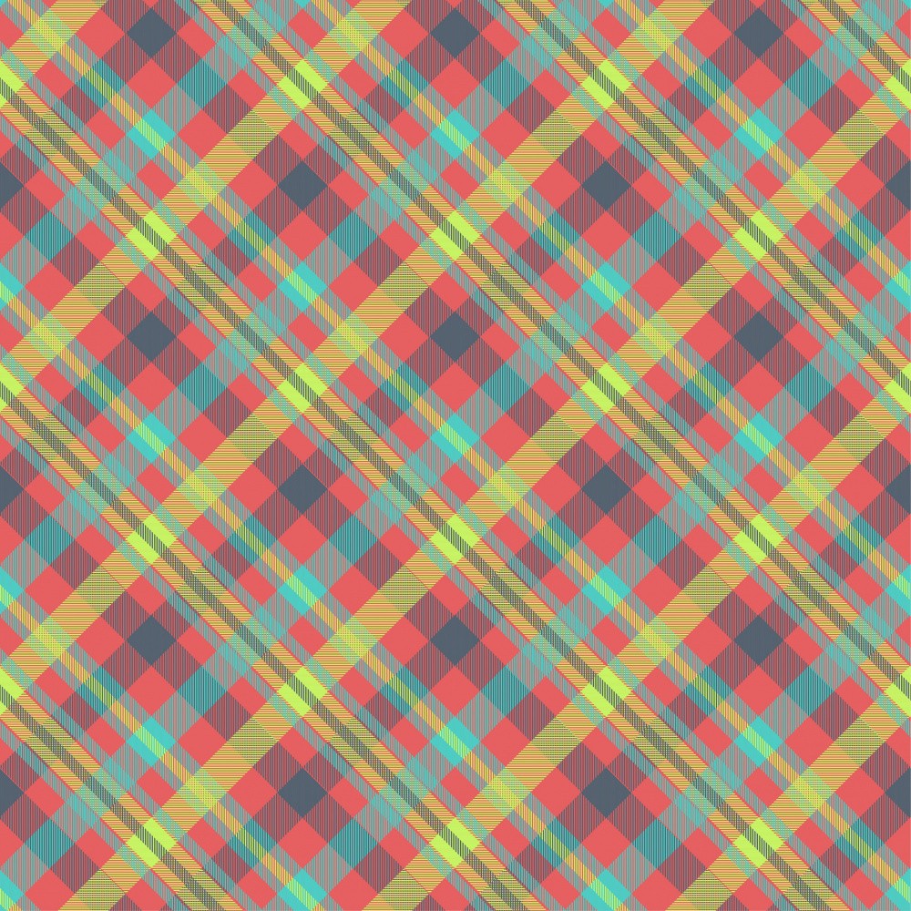 Vibrant Plaid Matrix