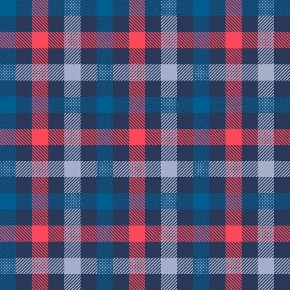 Vibrant Plaid Pattern With Intersecting Lines