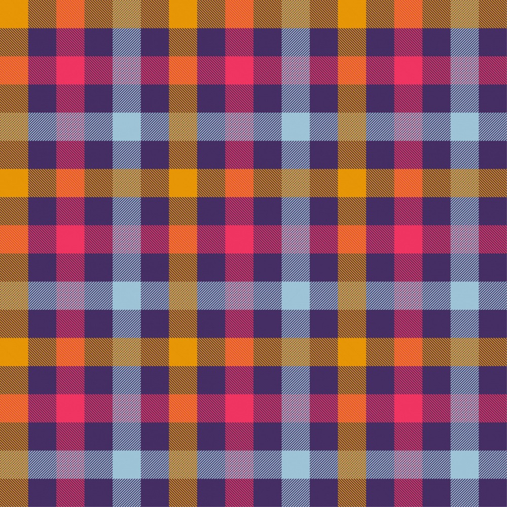 Vibrant Tartan Quilt