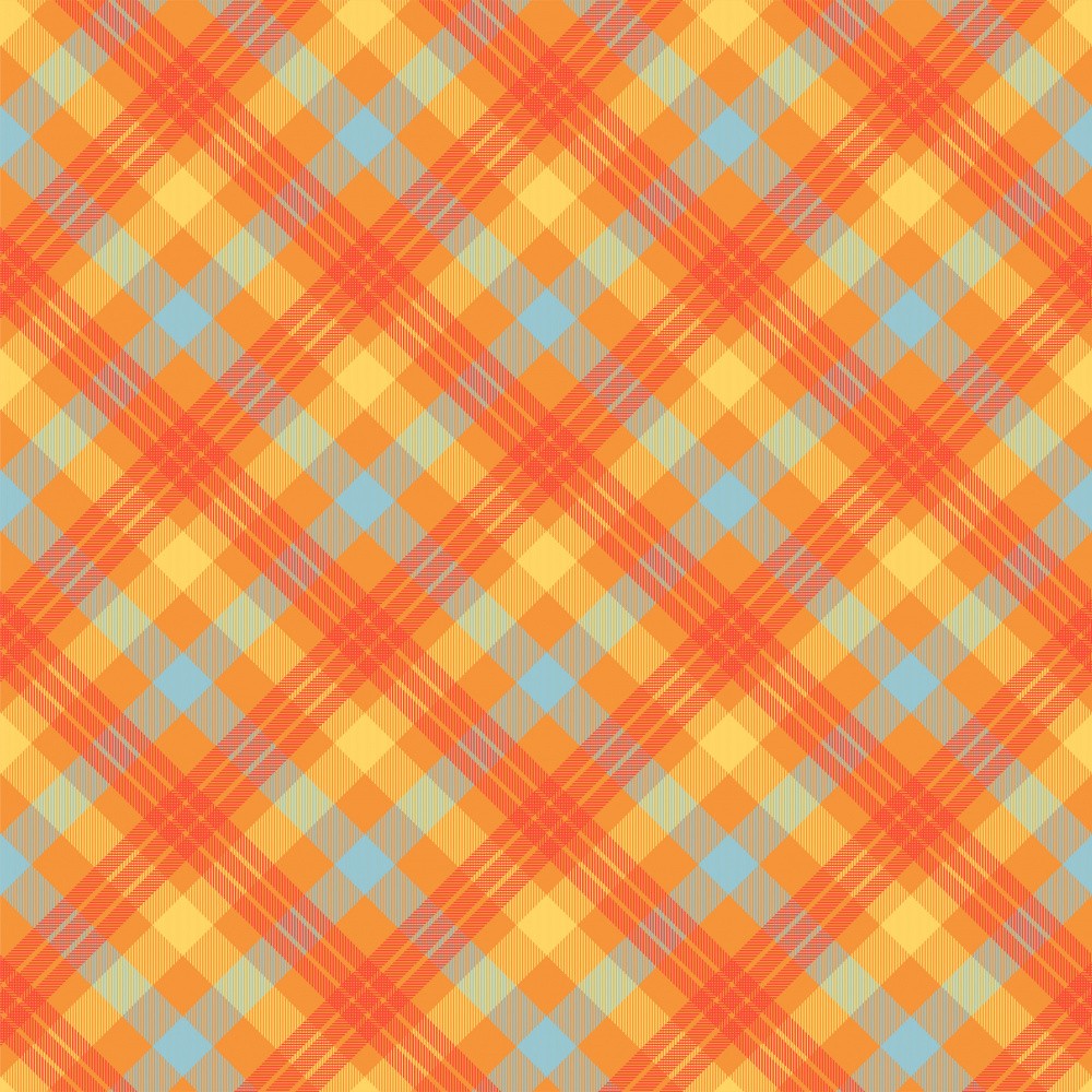 Vibrant Plaid Weave