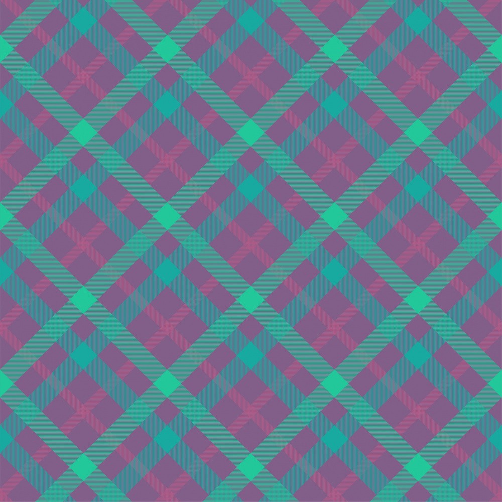 Geometric Pattern With Intersecting Teal