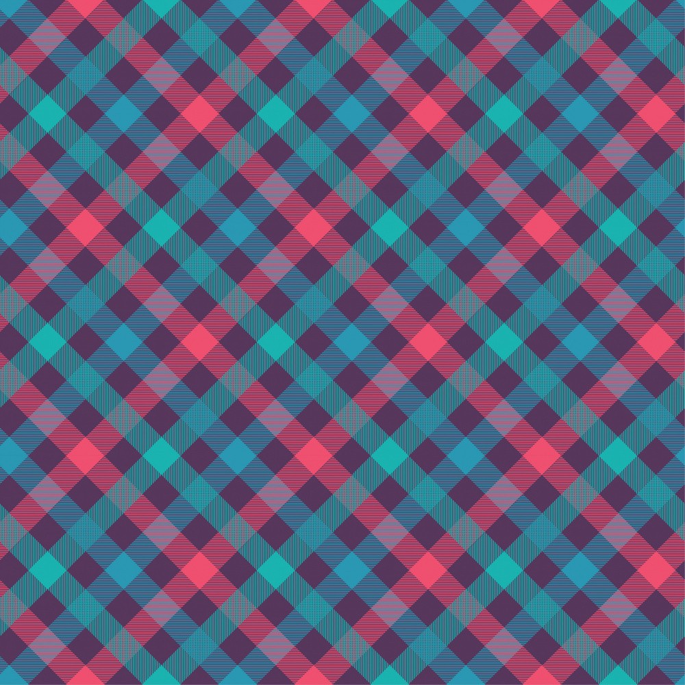 Geometric Pattern With Interlocking Squares