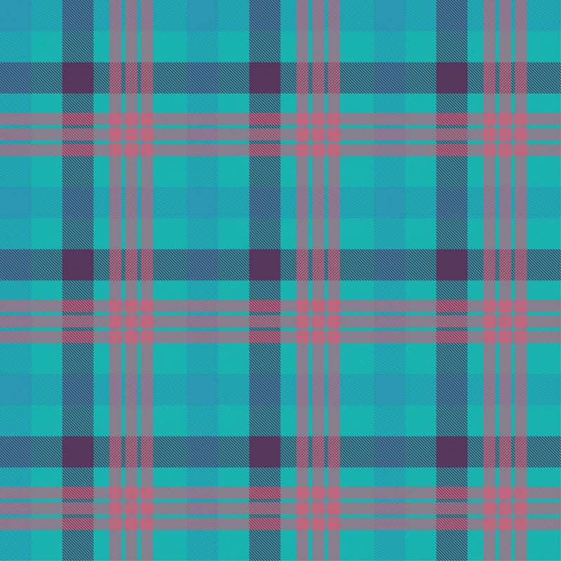 Blue Plaid Harmony