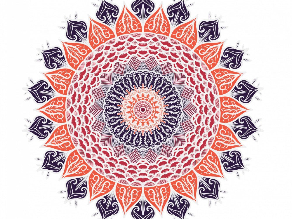 Mandala Line Art Pattern