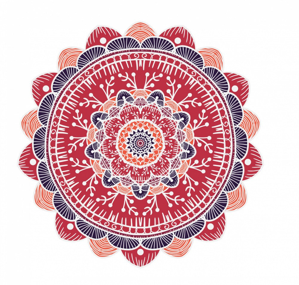 Mandala Design with Floral Pattern