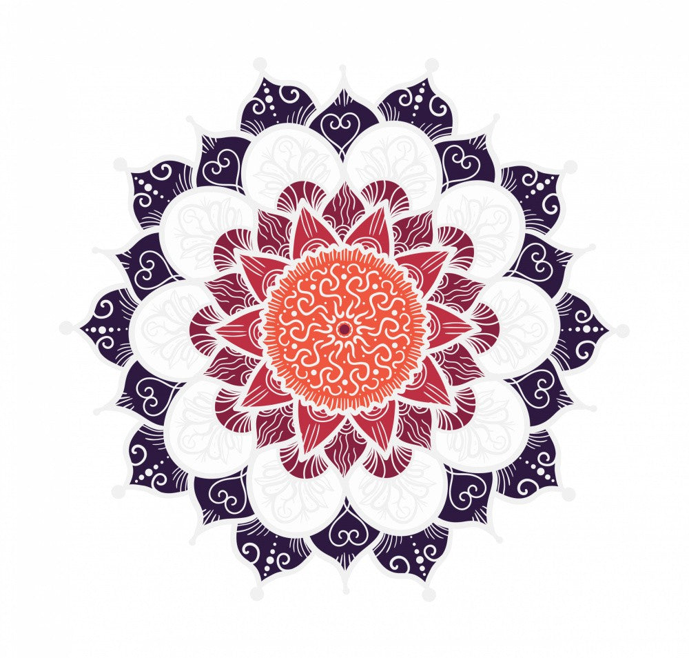 Mandala Design with Floral Pattern