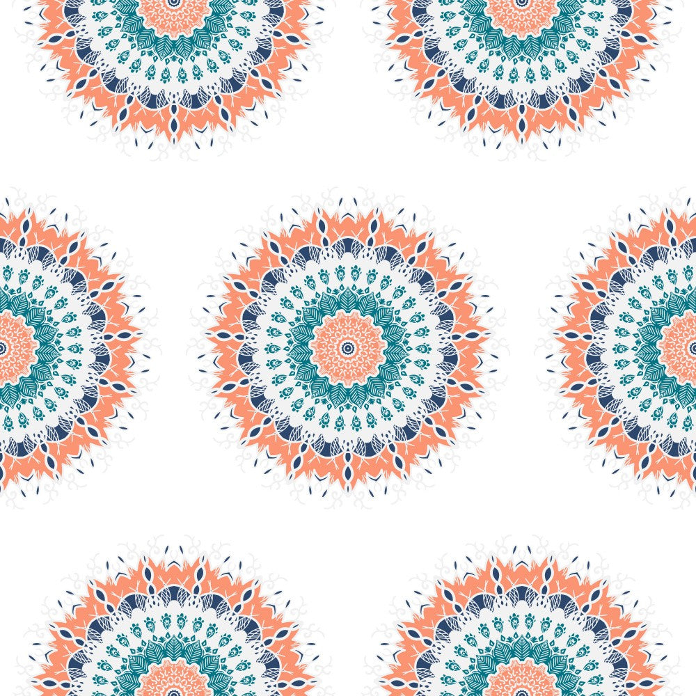 Mandala Design with Floral Pattern