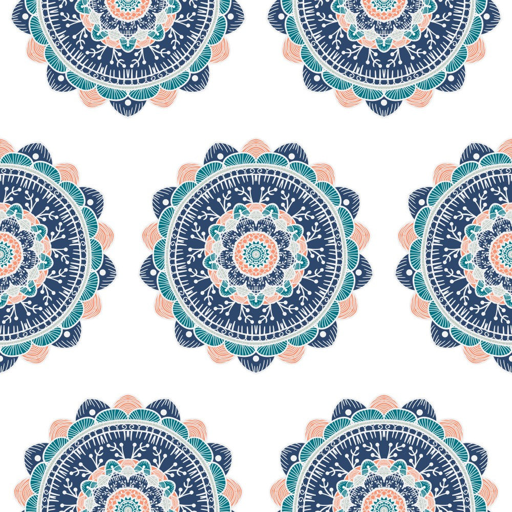 Mandala Design with Floral Pattern