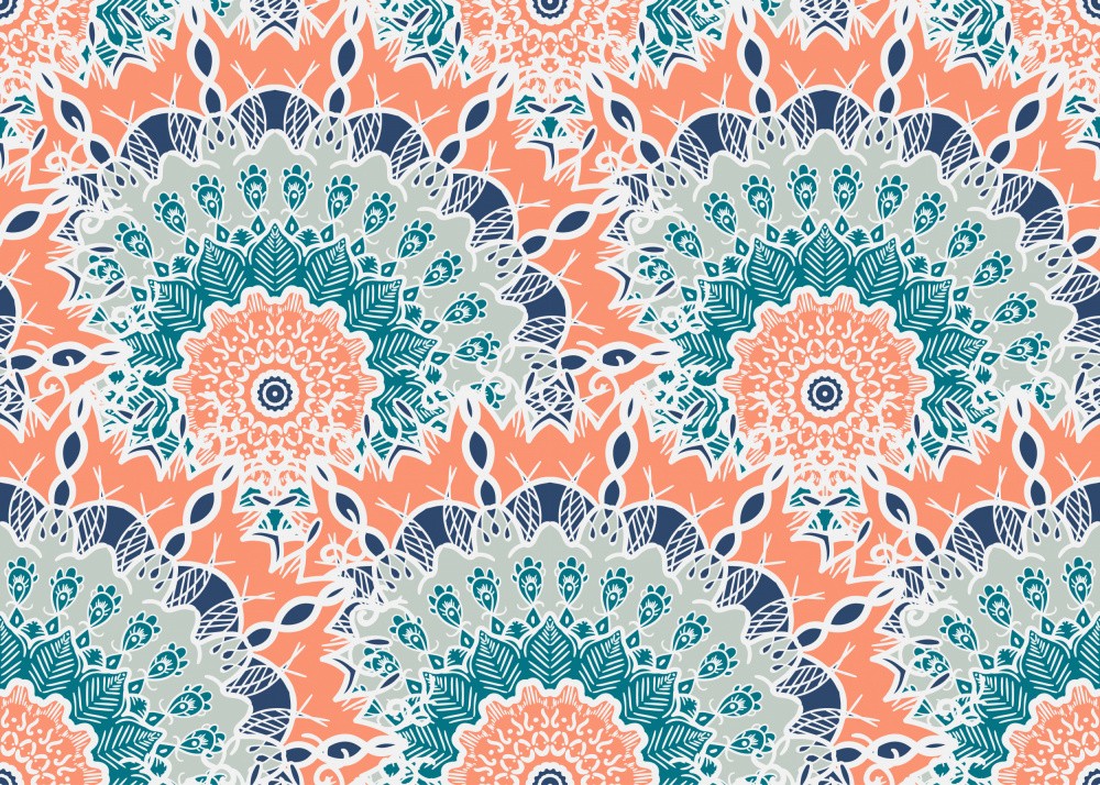 Mandala Line Art Pattern