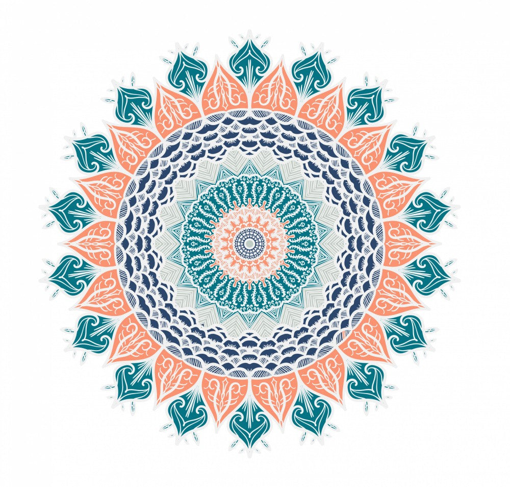 Abstract Mandala Line Art