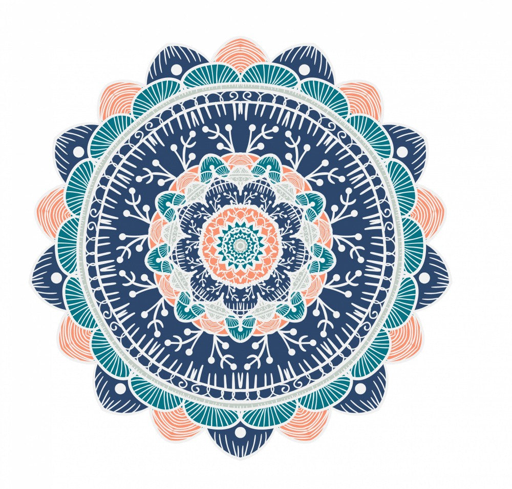 Abstract Mandala Line Art