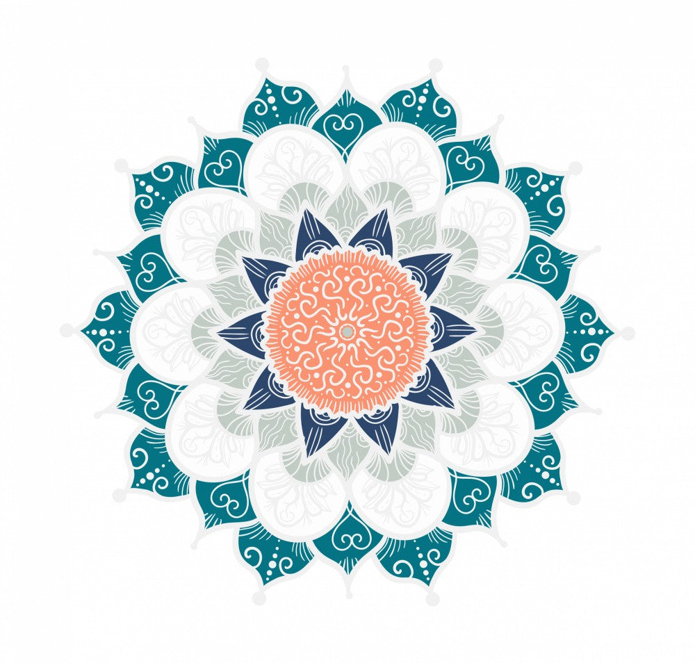 Abstract Mandala Line Art