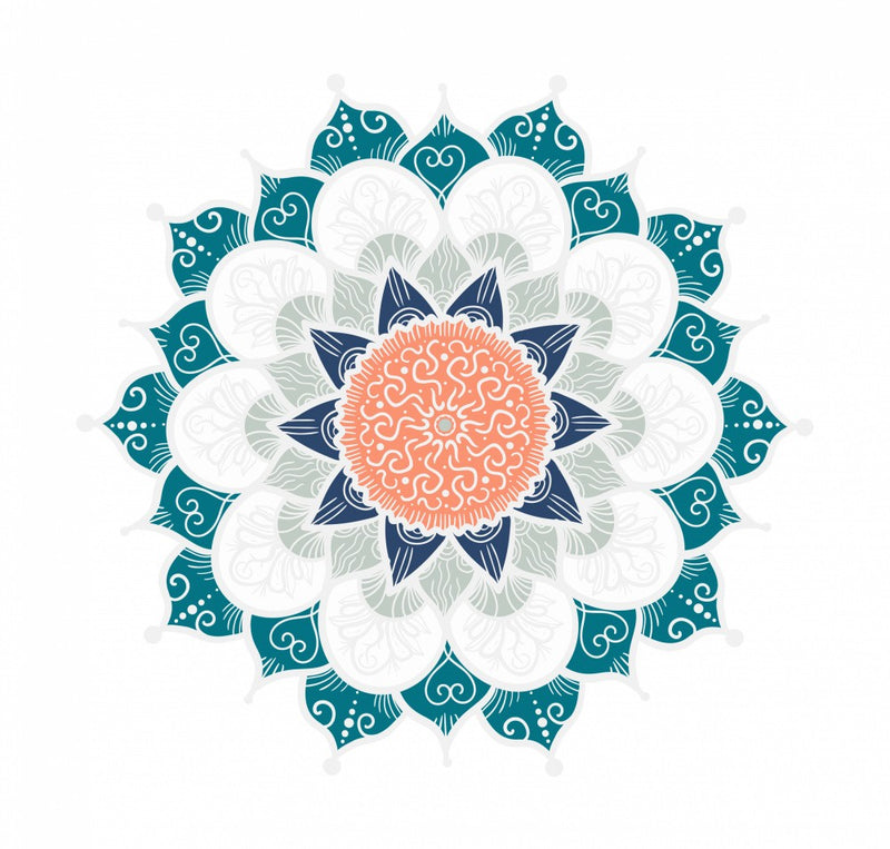 Abstract Mandala Line Art