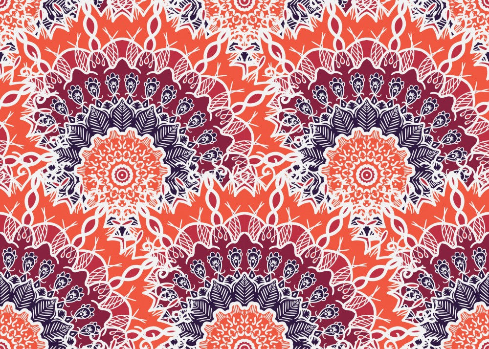 Abstract Mandala Line Art