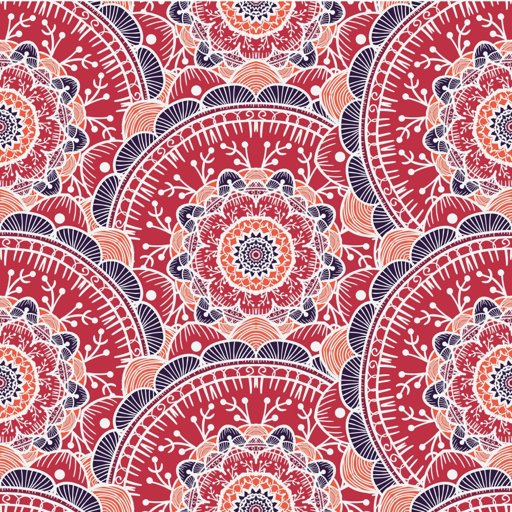Abstract Mandala Line Art