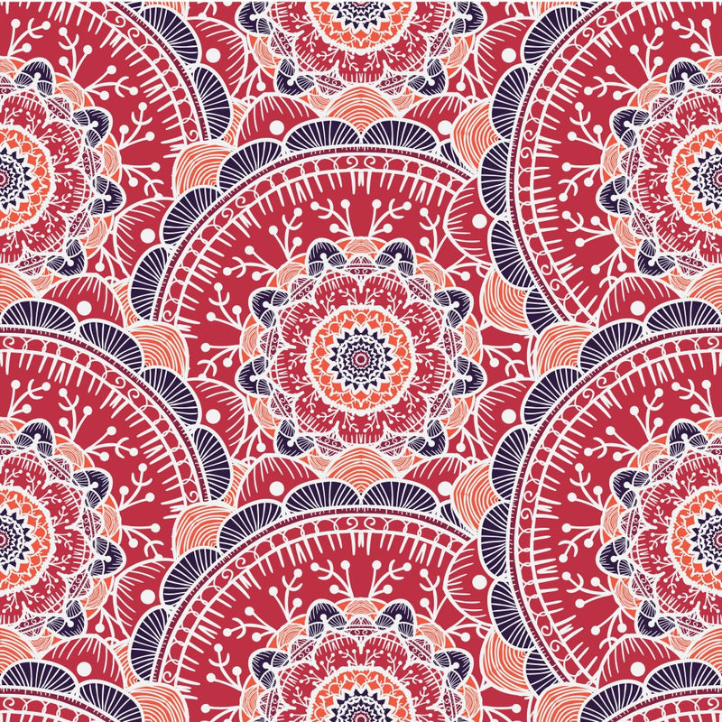 Abstract Mandala Line Art