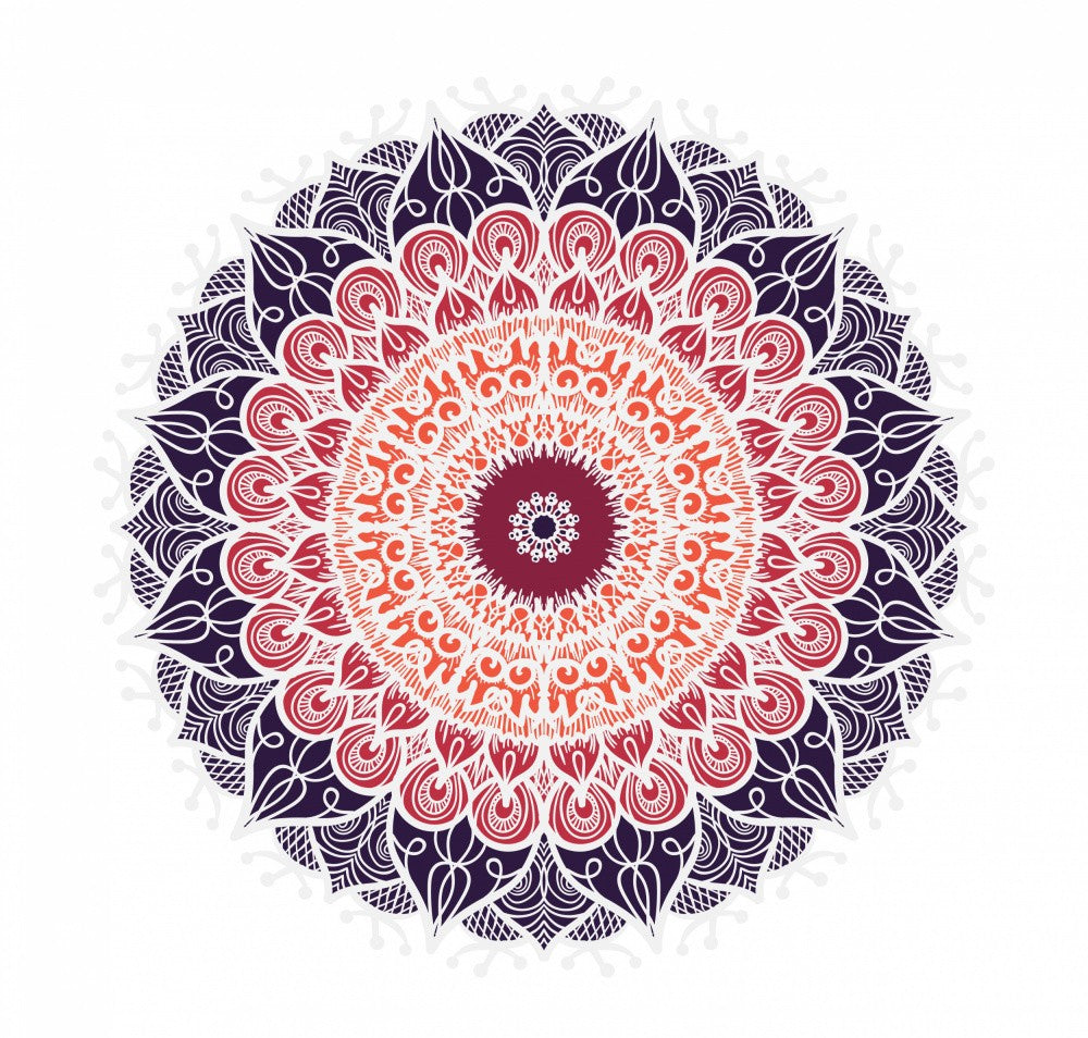 Abstract Mandala Line Art