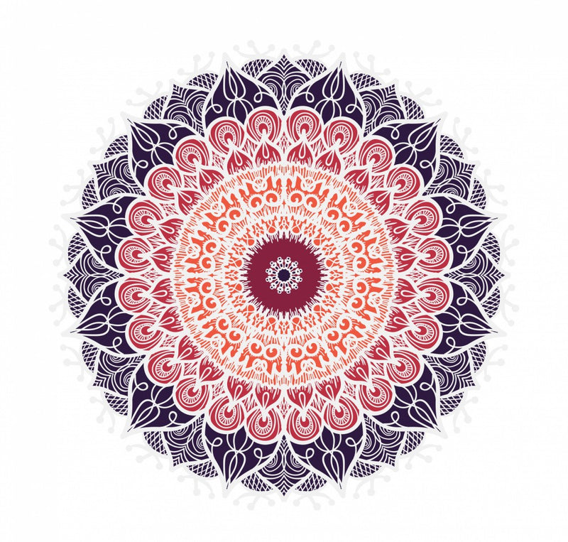 Abstract Mandala Line Art
