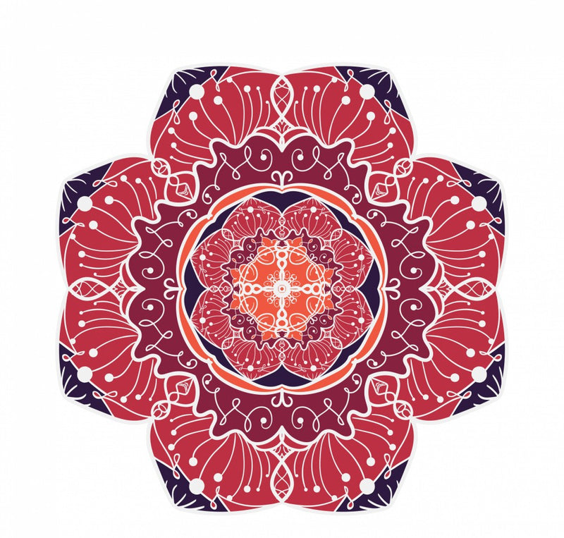 Abstract Mandala Line Art
