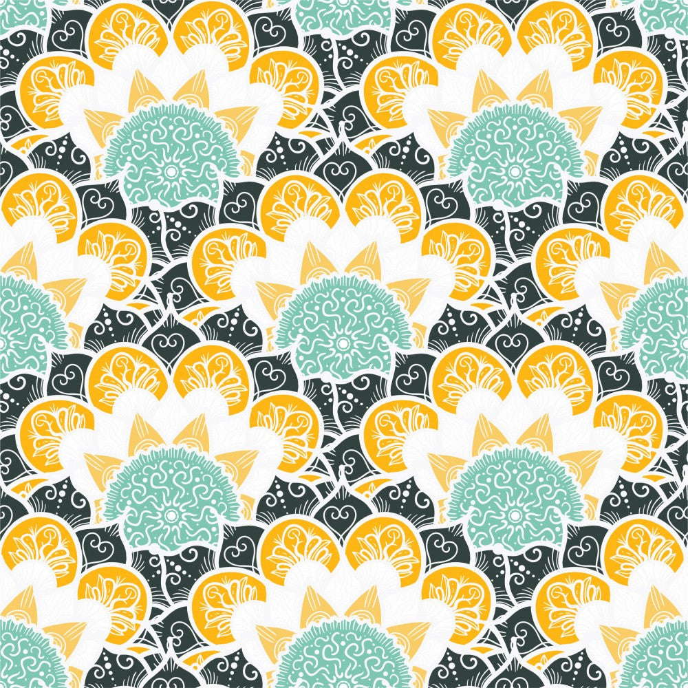 Floral Mosaic Burst