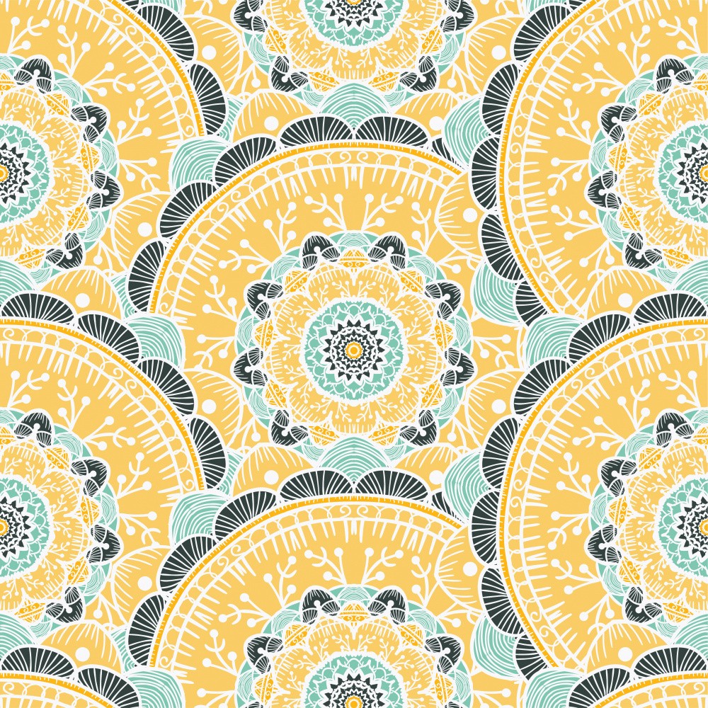 Radiant Mandala Bloom