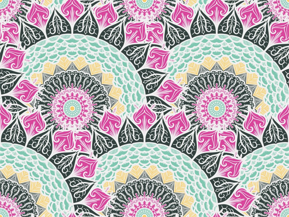 Vibrant Mandala Tapestry
