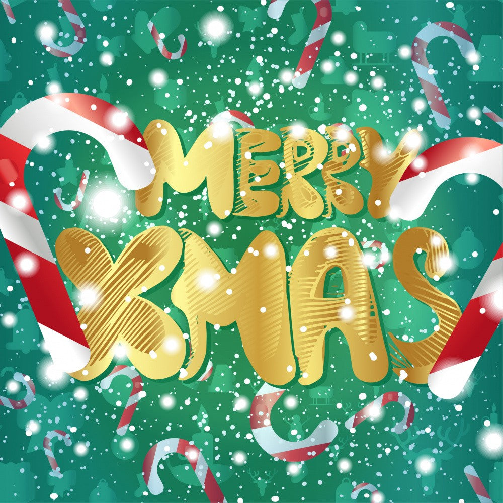 Merry Xmas Lettering