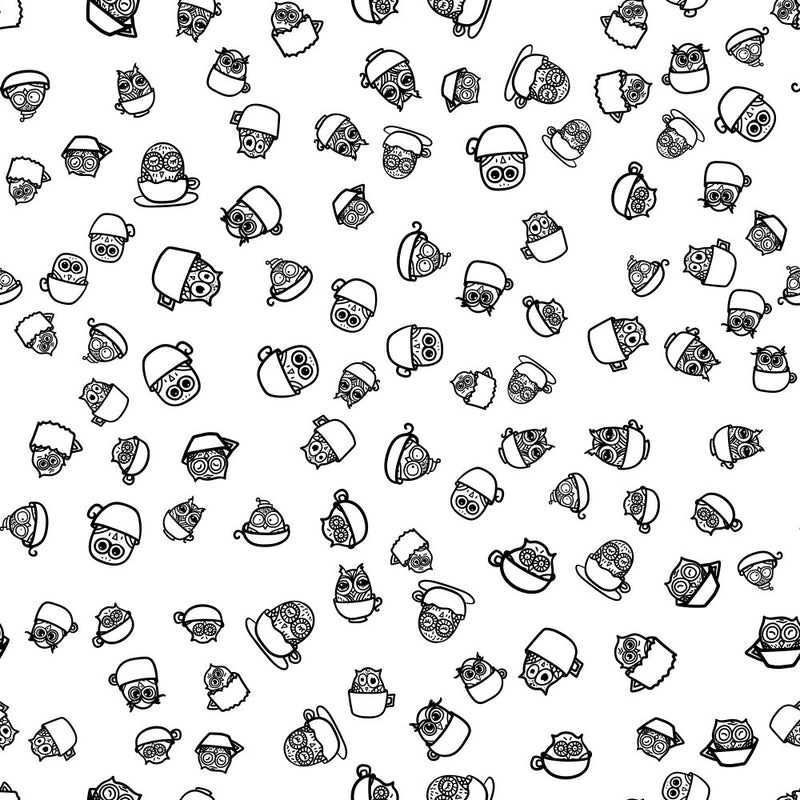 Nice Owl Sin Cups Patterns