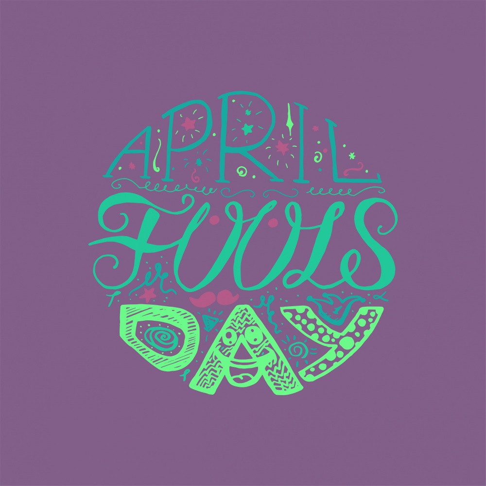 April Fools Day Lettering