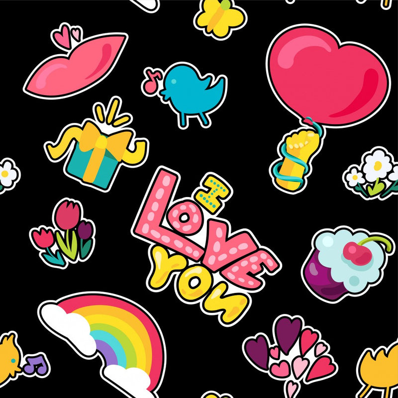 Cartoon Romantic Pattern
