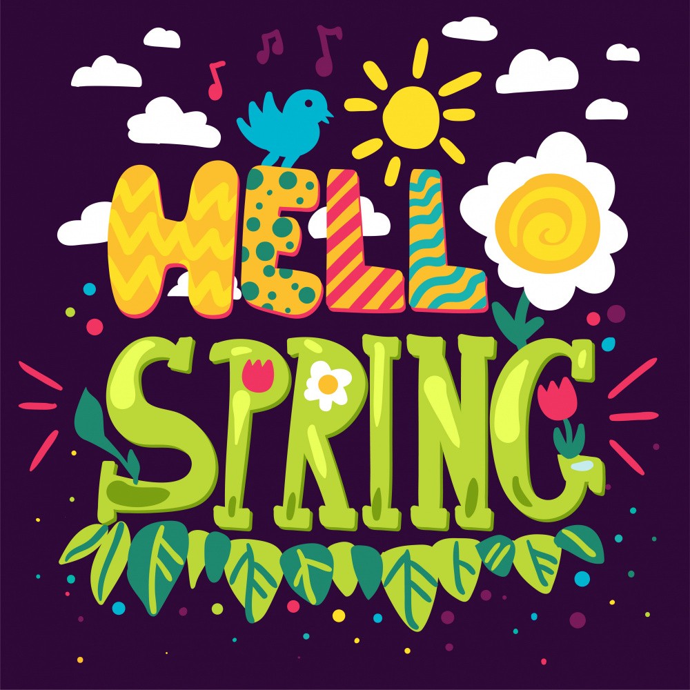 Hello Spring Banner