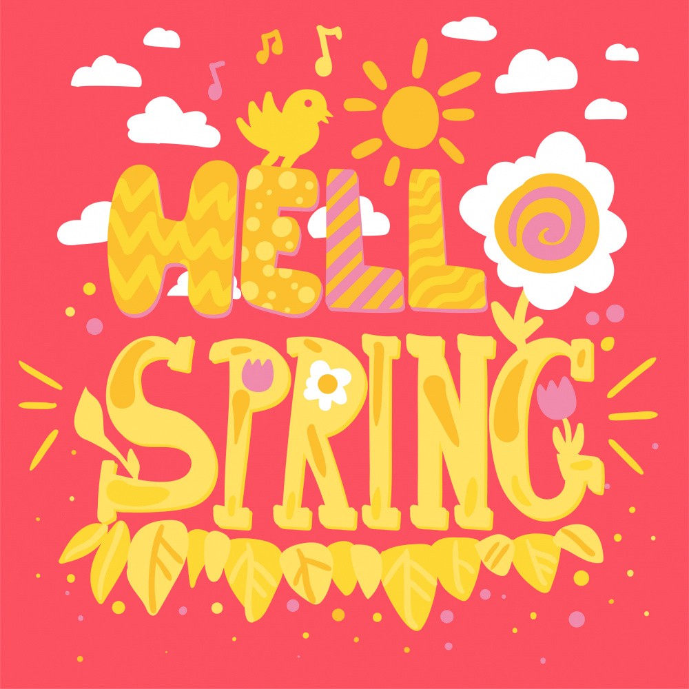 Hello Spring Banner