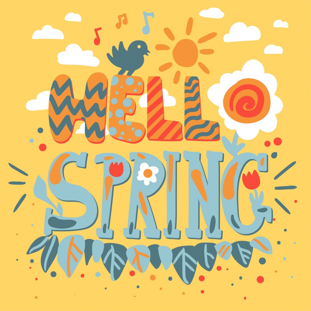 Hello Spring Banner