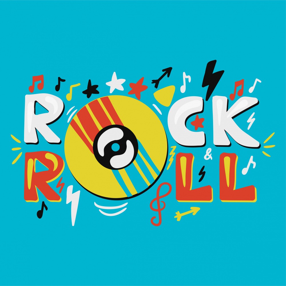 Retro Rock N Roll Label