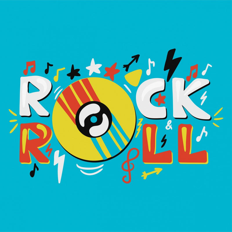 Retro Rock N Roll Label
