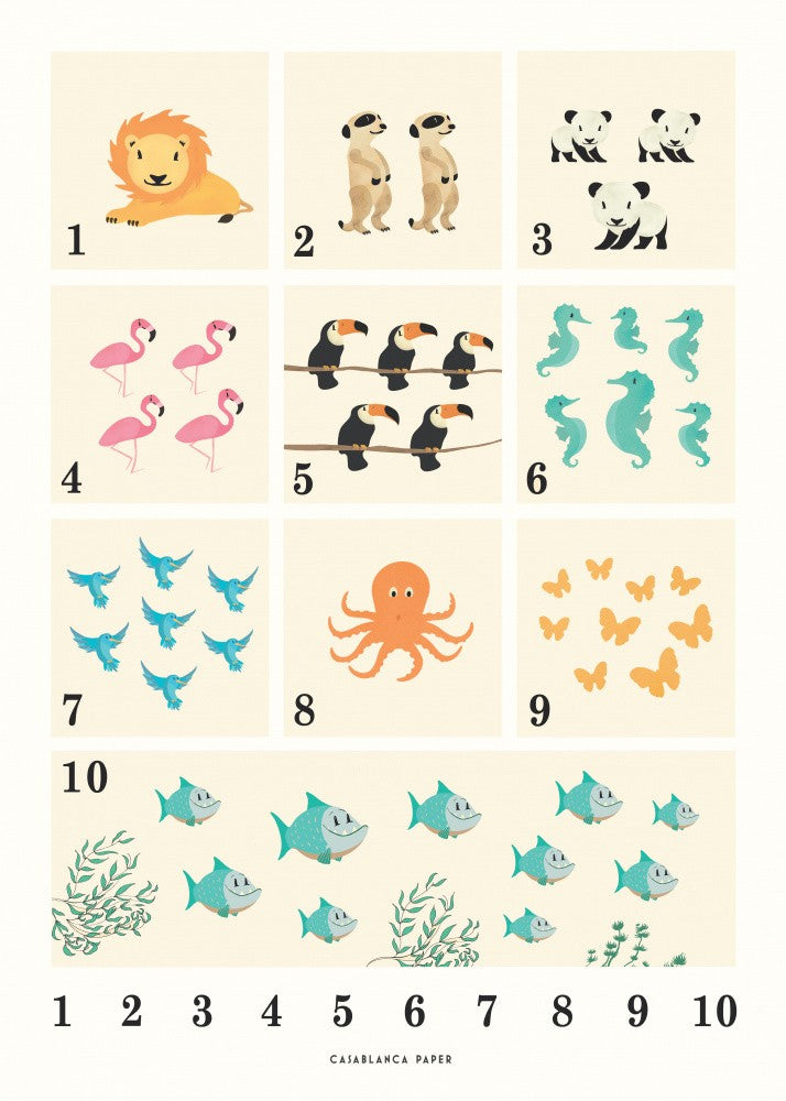 Numbers Animals