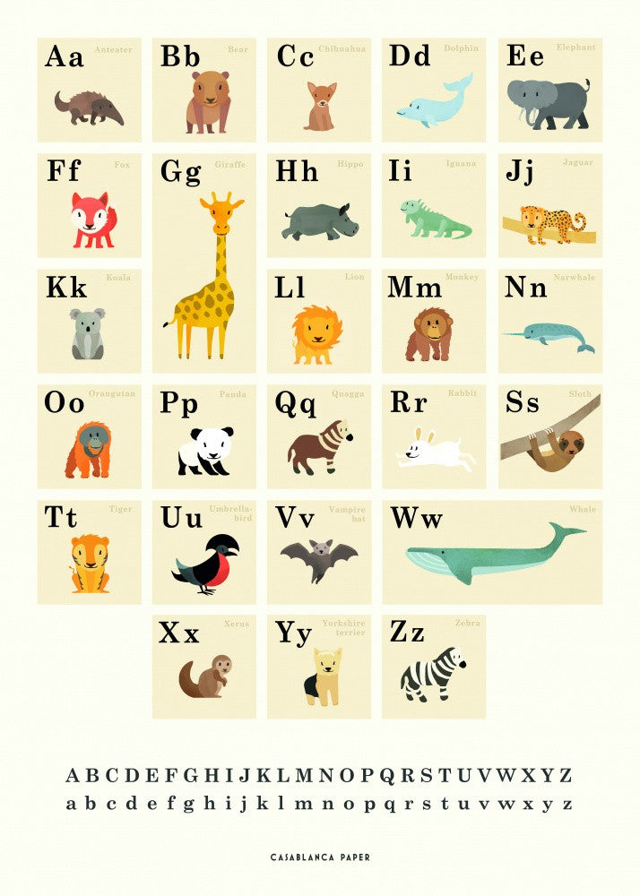 Alphabet Animals