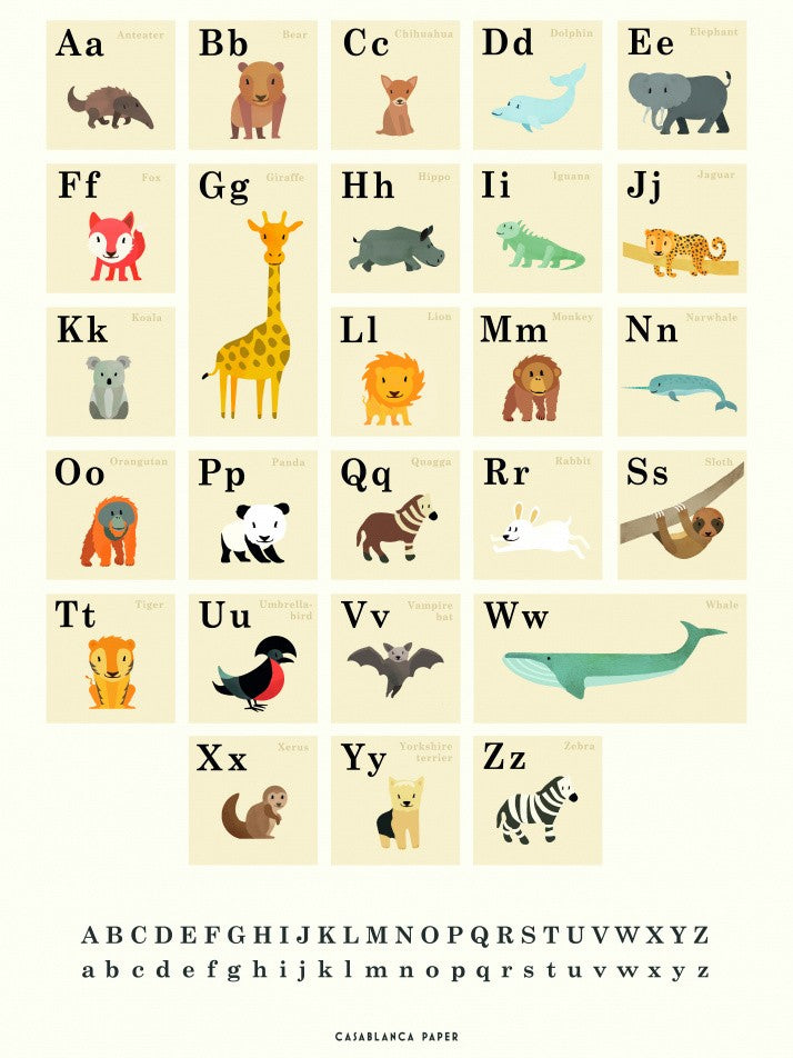 Alphabet Animals