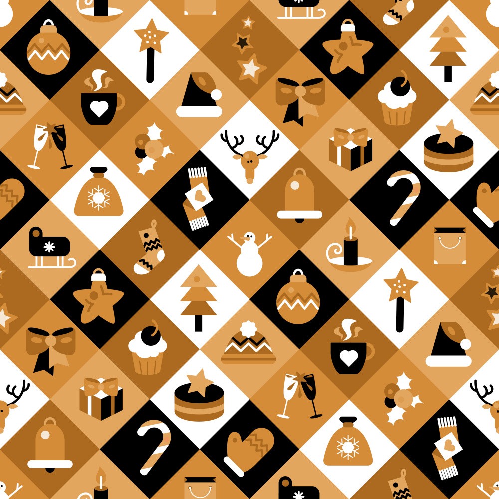 Festive Icons Mosaic