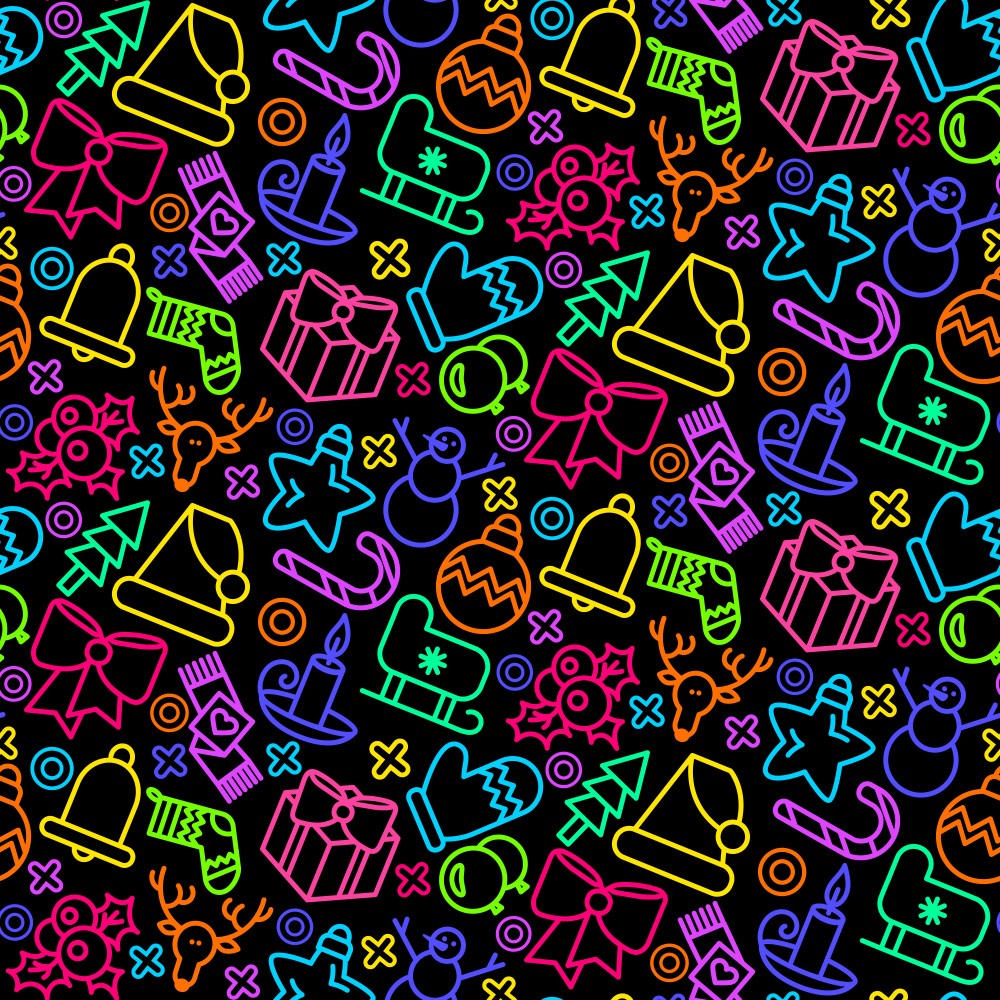 Neon Holiday Joy