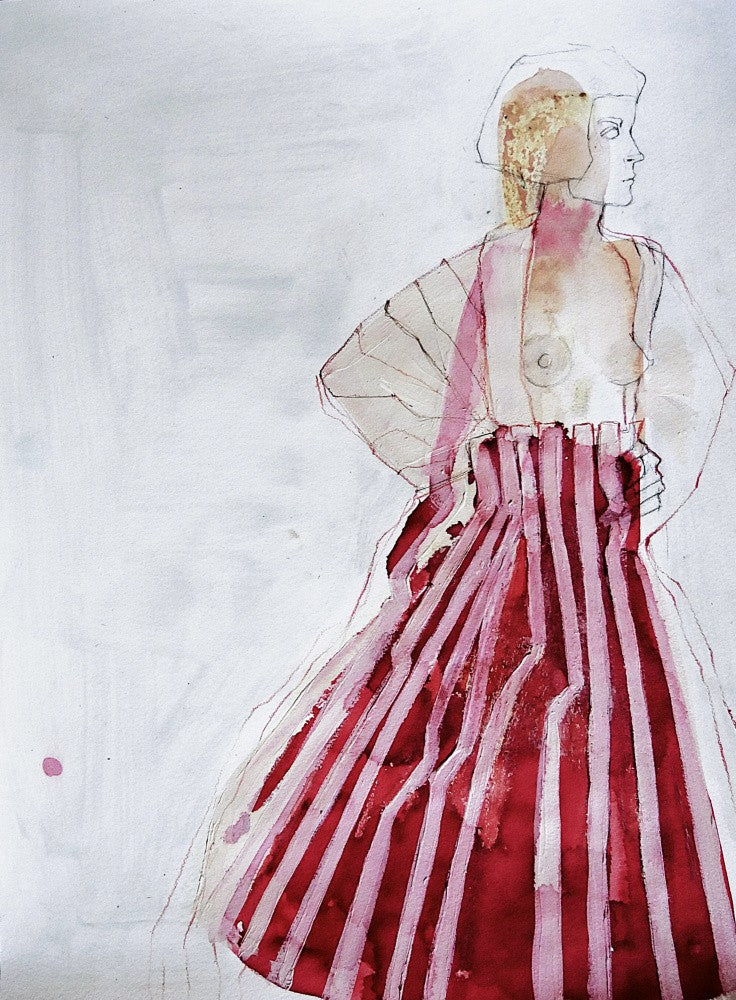 Woman in Red