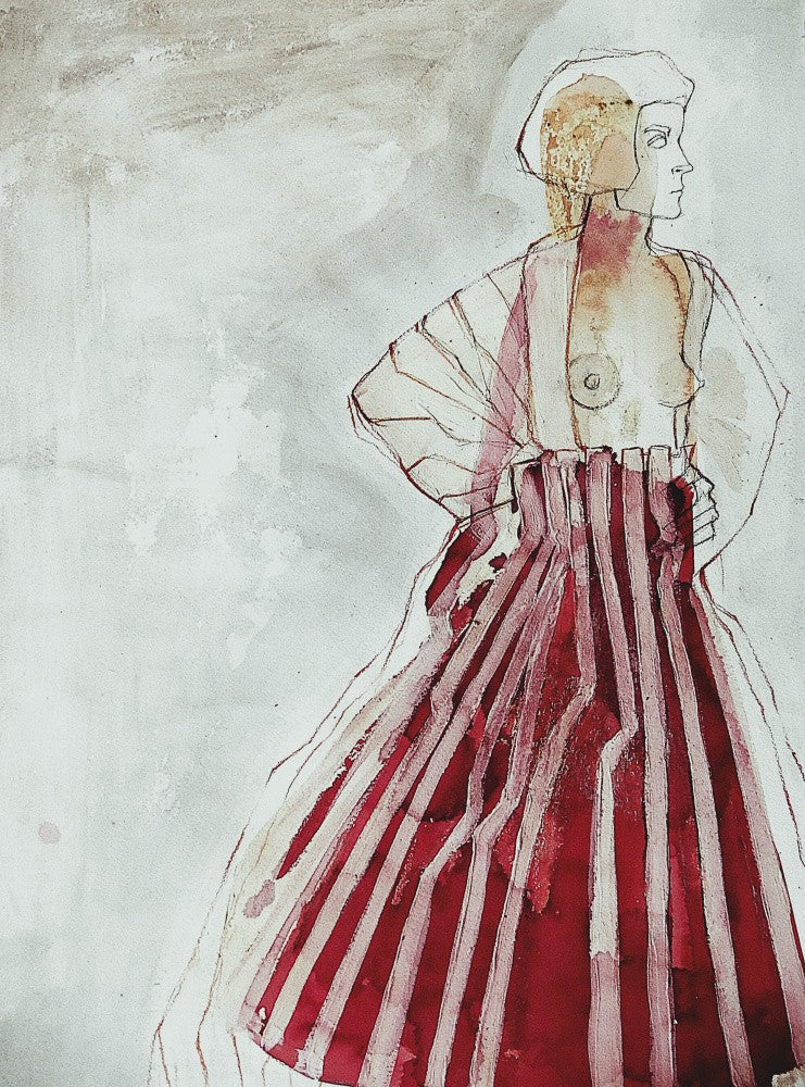 Woman in Red